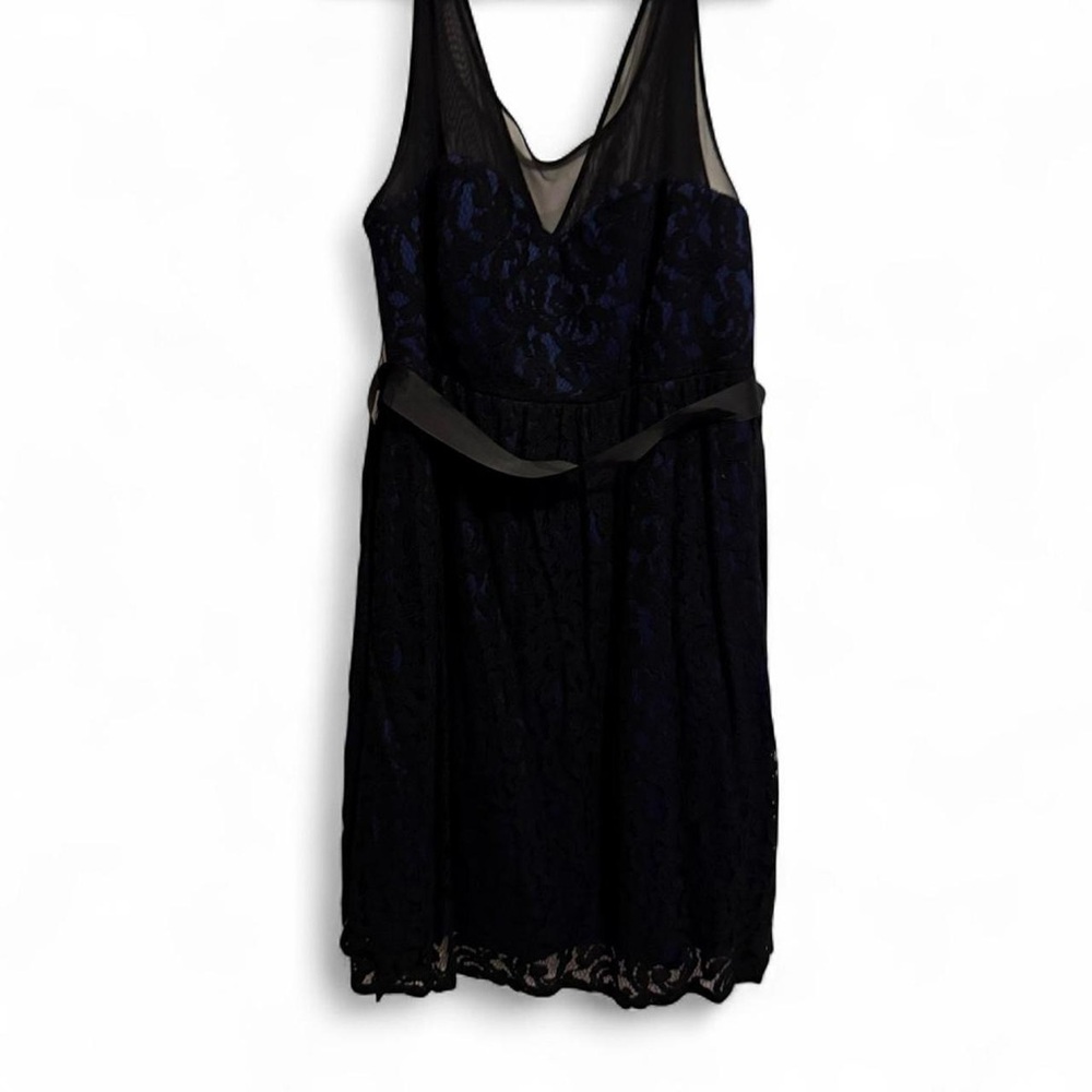 Torrid Lace overlay dress with bow detail